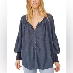 Free People Marla Henley Top Size Medium